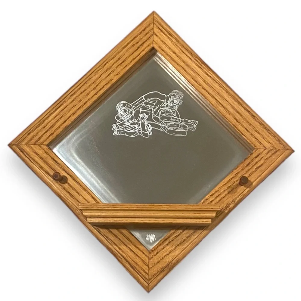 Wrestling Memorabilia Display Shelf and Mirror
